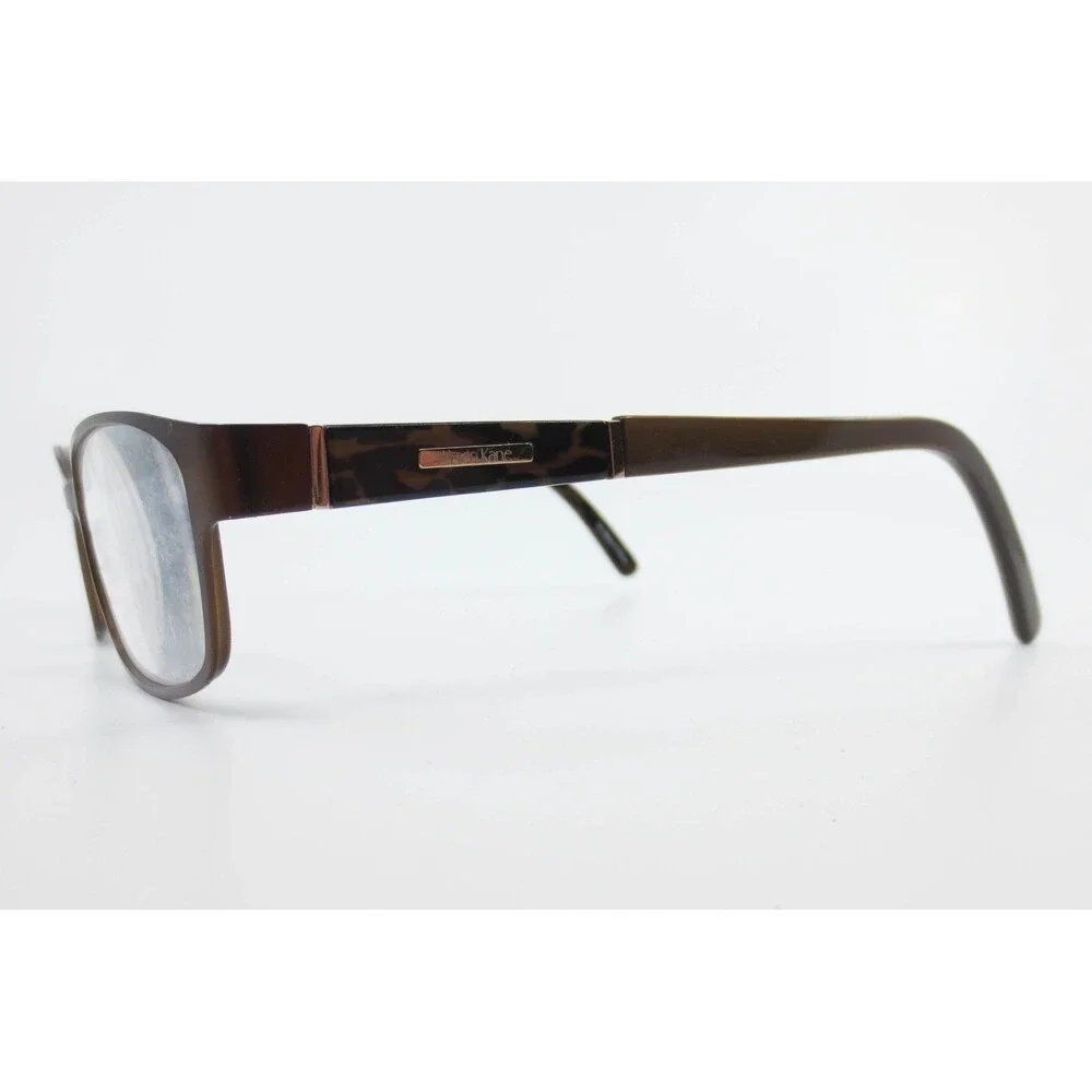 Karen Kane Wood Rose Mocha Brown Tortoise Eyeglass Frames 53-16-135 Rectangular